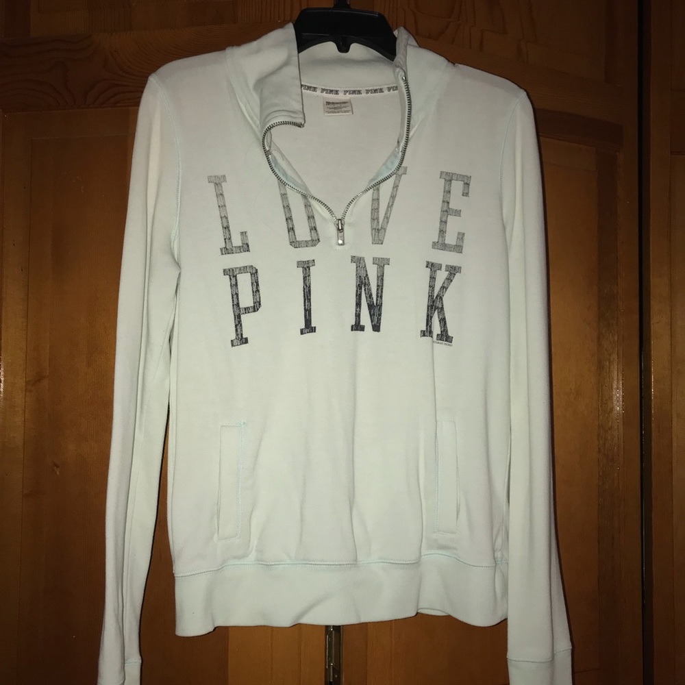 Mint Green Half Zip Victoria Secret PINK